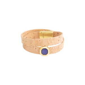 Cork Wrap Bracelet-Cork Chocker-Portuguese Cork Bracelet-Cork Bracelet-Wine Cork Jewelry-Vegan Gift-Waterproof Cork Gift-Gift For Her