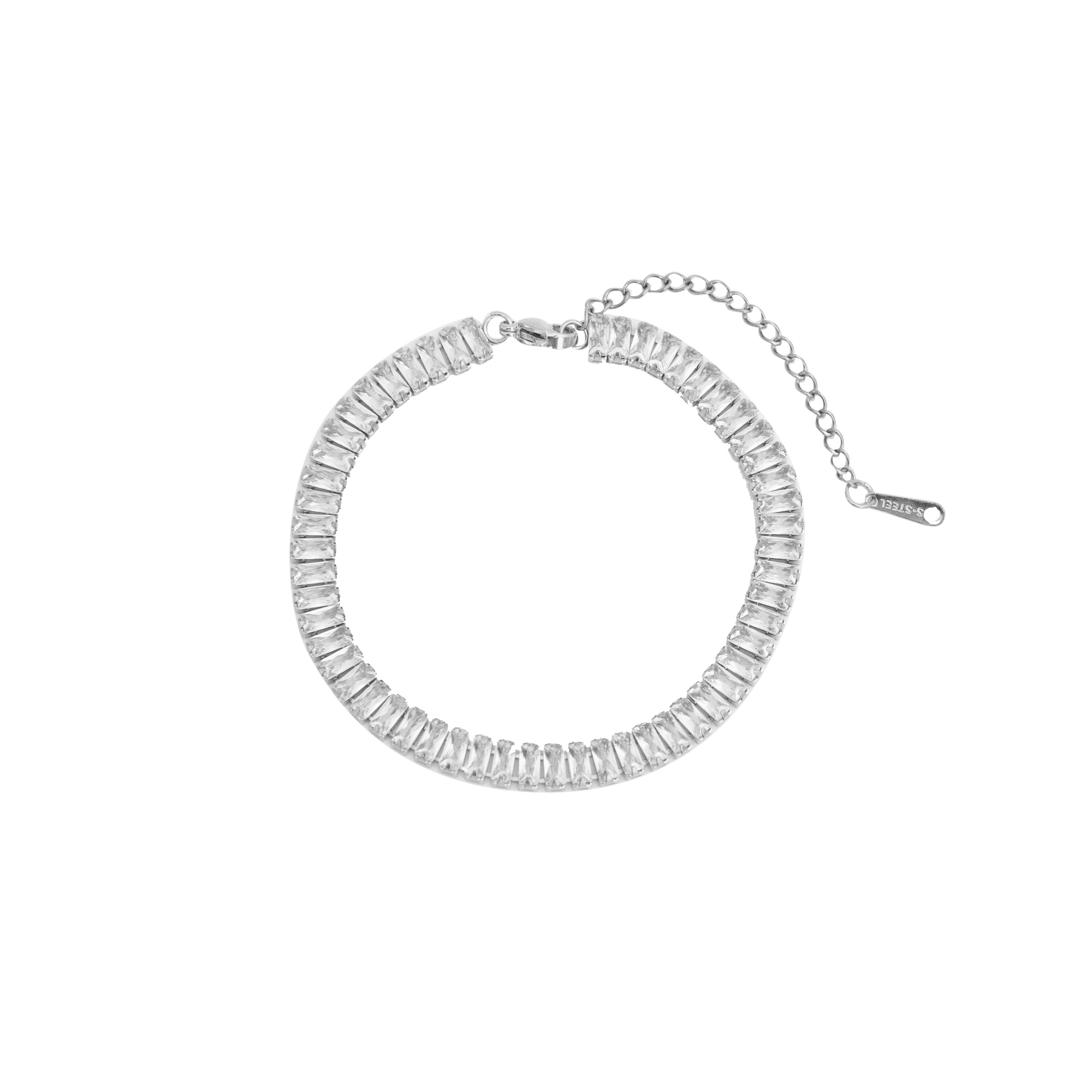 アクセサリー CHAIN BRACELET 'RIVIERA' Riviera Bracelet-diamond Bracelet-tennis Bracelet-cz Diamond