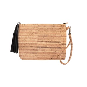 Bolso de corcho-Pulsera de corcho-Bolsa Paisley-Bolsa ecológica-Bolsa de corcho-Bolsa de corcho-Bolsa con cremallera-Regalo de dama de honor-Bolsa de noche-Bolso chic-Bolso chic