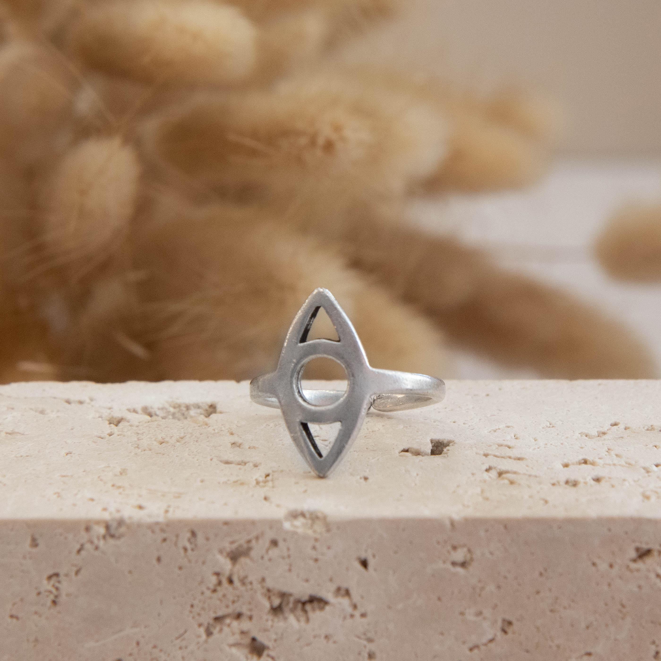 Anello da donna blu malocchio, amuleto, protezione, gioielli Anello da donna blu malocchio, amuleto, protezione, gioielli