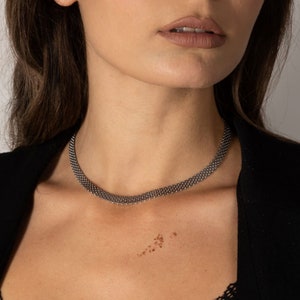 Bismark Chain-Chain Necklace-Bismark Necklace-Valentine&#39;s Gift-Unisex Necklace-Gift for Her-Modern Neck Chain-Stack Necklace-Vintage Jewelry