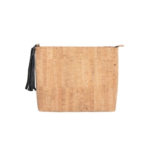 Bolso vegano-Bolso de corcho-Bolso de embrague-Bolso ecológico-Bolsa chic-Bolso de corcho-Bolsa con cremallera-Bolso de dama de honor-Bolso de noche-Bolso chic-Bolso femenino