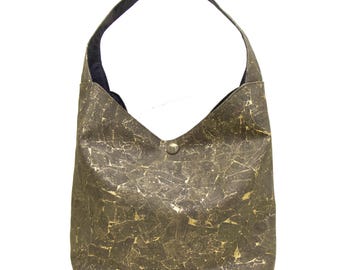 Green Hobo Bag-Slouchy Bag-Cork Handbag-Vegan Leather-Cork Shoulder Bag-Large Tote-Cork Tote Bag-Womens Shoulder Bag-Carryall Bag-Cork Bag