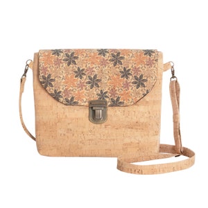 Bolso de corcho-Bolso bandolera-Bolso de corcho-Bolso de corcho-Bolso beige-Corcho natural-Regalo para ella-Bolso de hombro-Bolso único-Bolso de verano-Bolso Boho-Bolso Eco