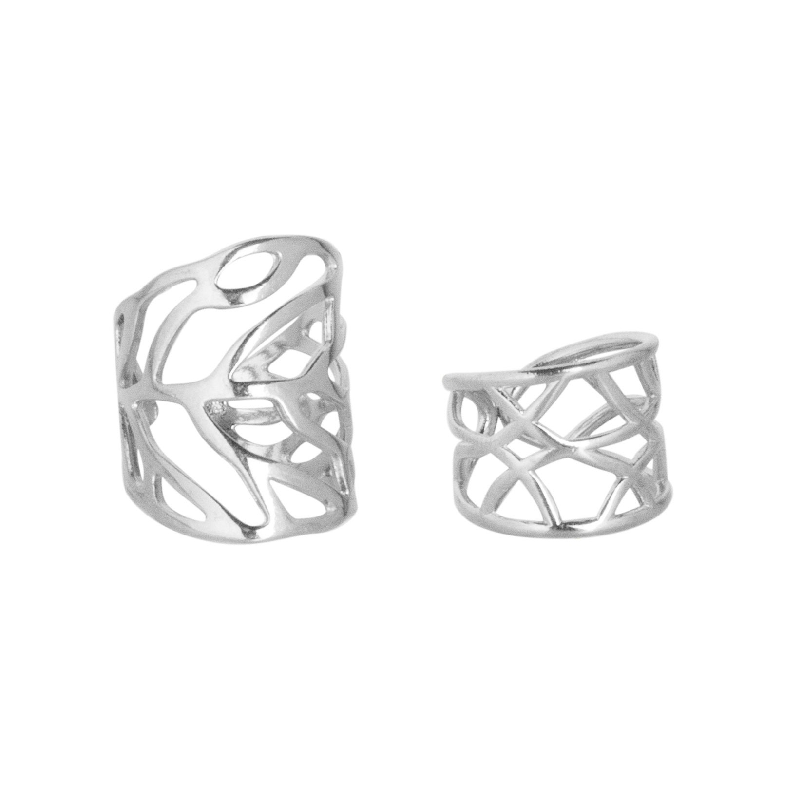 Blatt RingVerstellbarer RingSet RingeStatement RingMode Etsy.de