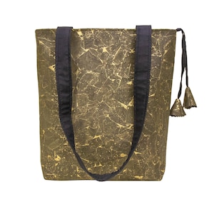Bolso de mano verde - Bolso de mano de corcho - Cuero vegano - Bolso de hombro de corcho - Bolso grande - Bolso de mano de corcho - Regalo para ella - Bolso de hombro de mujer - Bolso de mano - Bolso de corcho