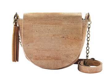 Beige Shoulder Bag-Crossbody Bag-Cork Purse-Cork Bag-Cork Handbag-Beige Bag-Natural Cork-Gift for Her-Unique Bag-Summer Bag-Boho Bag-Eco Bag