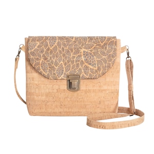 Bolso bandolera-Bolso de corcho-Bolso de corcho-Bolso de mano de corcho-Bolso beige-Corcho natural-Regalo para ella-Bolso de hombro-Bolso único-Bolso de verano-Bolso boho-Bolso ecológico