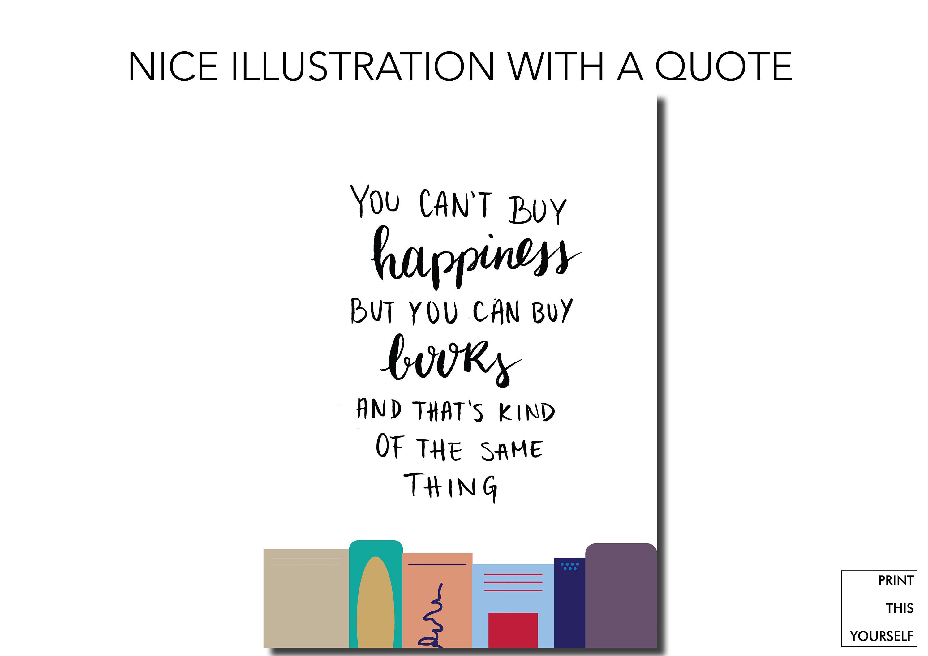 Printable Quote Poster. Motivational and Inspirational Poster. Etsy