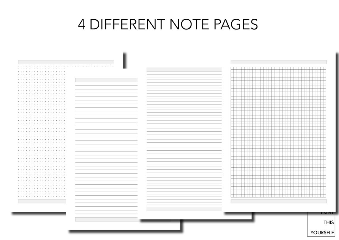 Printable Student Planner of 35 Pages. Printable Academic Etsy
