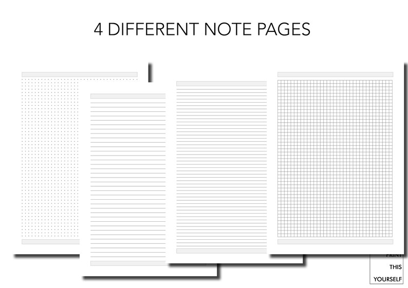 Printable Student Planner of 35 Pages. Printable Academic - Etsy