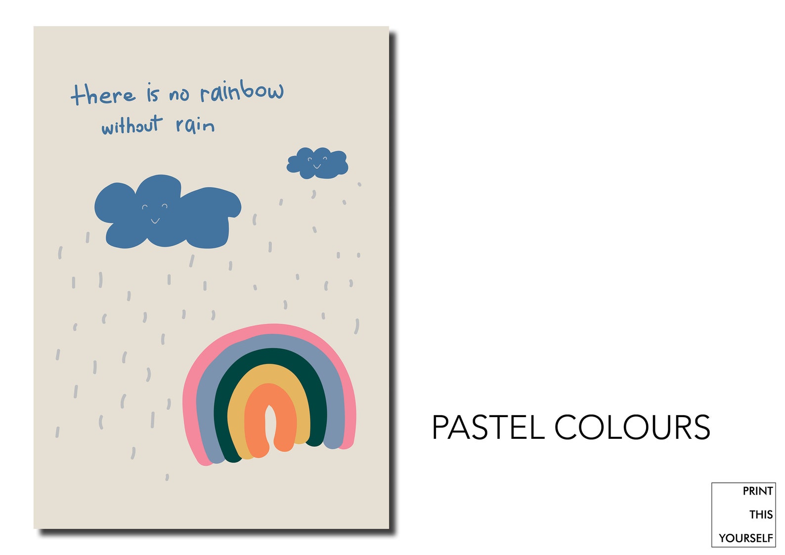 Printable Inspirational Poster. Printable Positive Planner. - Etsy