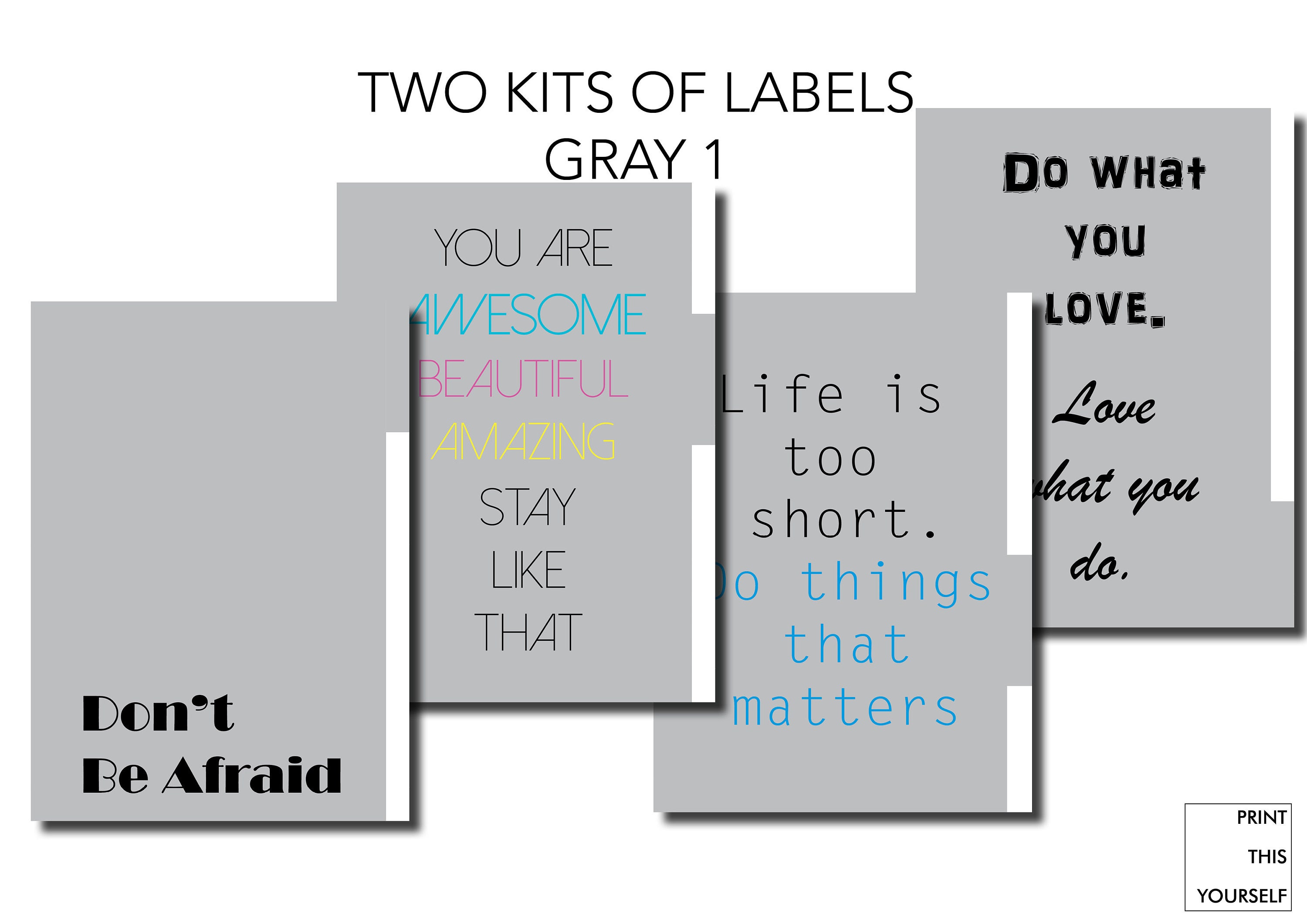 Printable Inspirational Filofax Dividers. Filofax Dividers With Quote ...