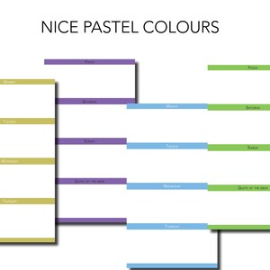 Printable Filofax Planner Week on Two Pages. Weekly Planner Printable ...