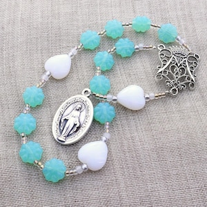 Corona de la Santísima Virgen María - Coronilla de la Inmaculada Concepción - Corona de las Doce Estrellas de Nuestra Señora de la Merced con Estampa de Oración