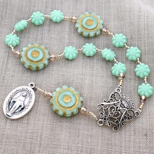Corona de Doce Estrellas de Nuestra Señora de Gracia Coronilla de la Inmaculada Concepción - Pequeña Corona de la Santísima Virgen María - Tarjeta de Oración Incluida
