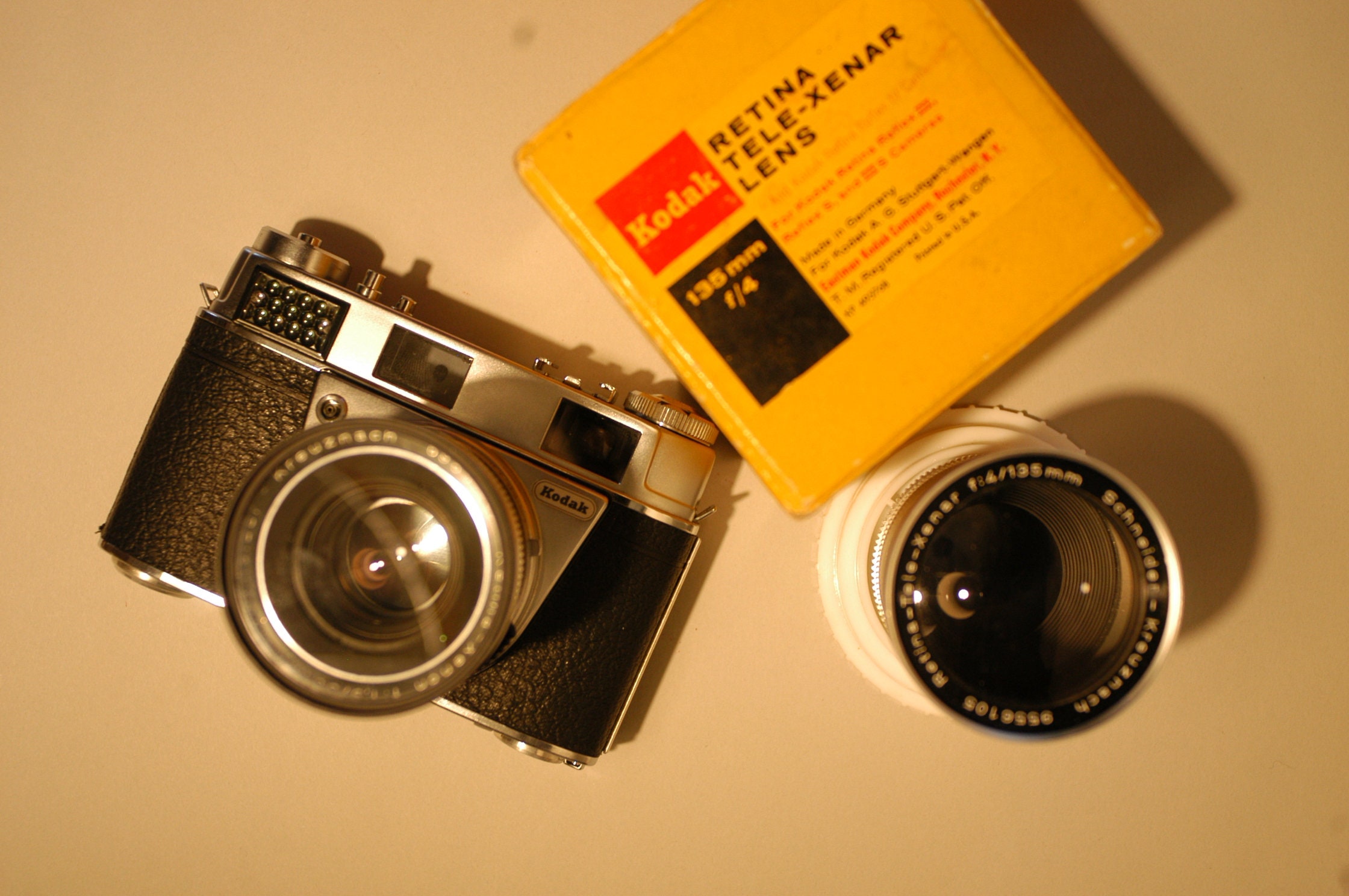 Kodak Retina IIIS With 50mm and 135mm Lens Etsy