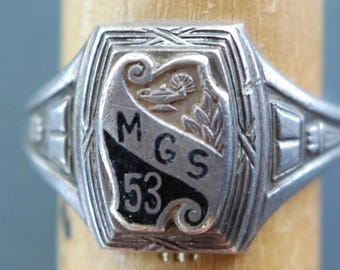 1953 Silver Class Ring
