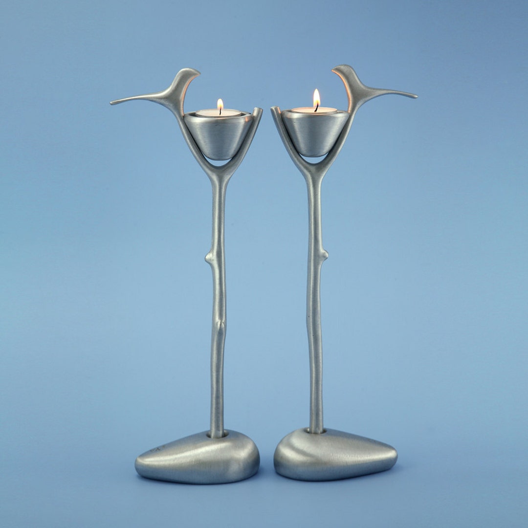 Bird's Nest Candle Holder Handmade by Shraga Landesman Etsy