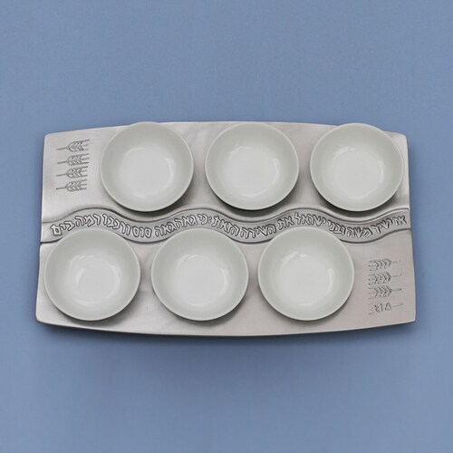 Passover Seder Plate 'sea Song' by Shraga Landesman Etsy Israel