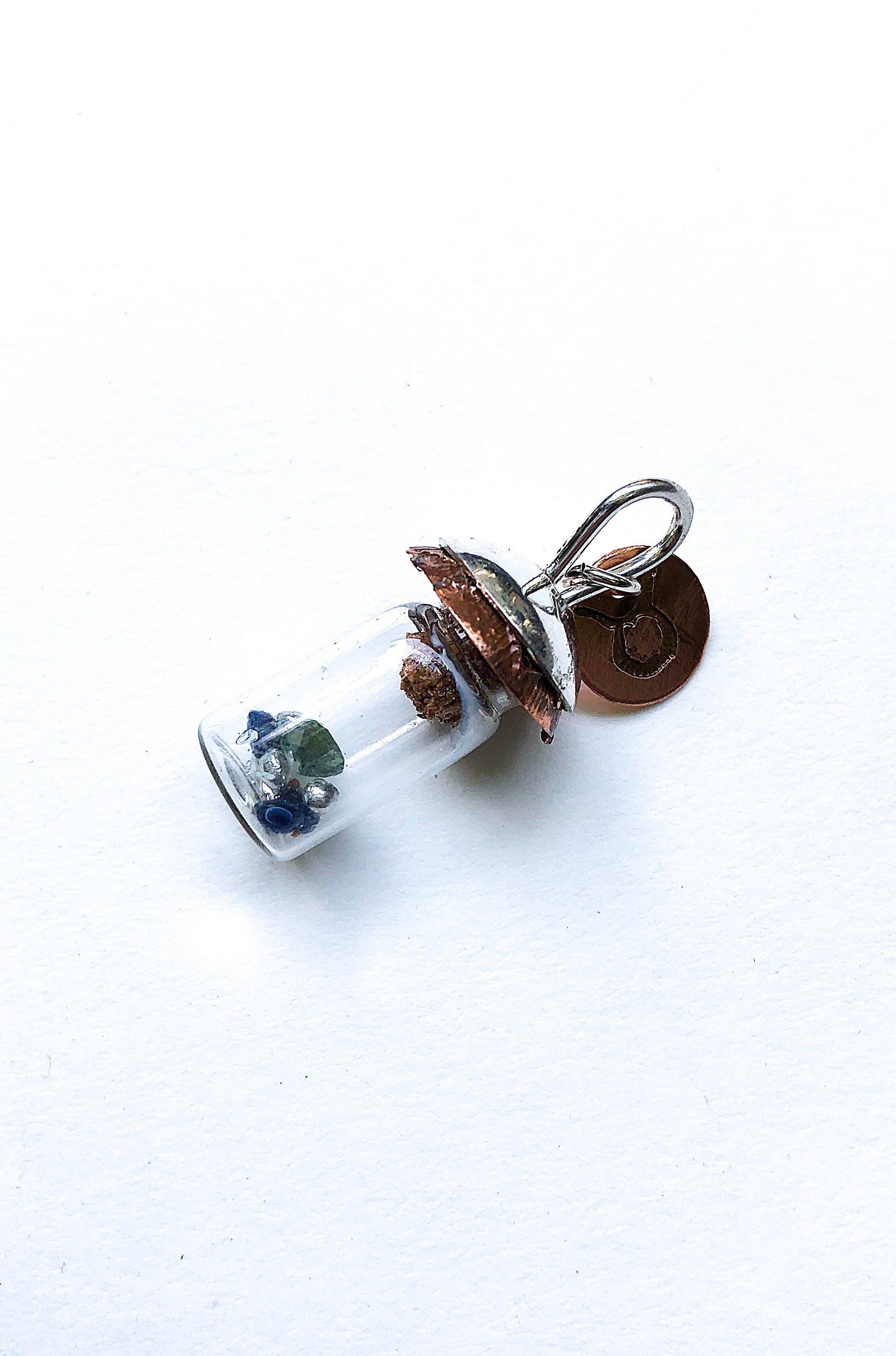 Birthstone Necklace with 21 Pendant 