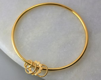 Dotty Charm Bangle