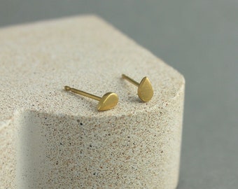 Tiny Teardrop Studs