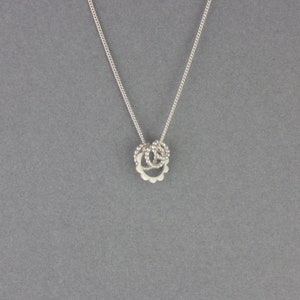 Mini Scalloped Circle Necklace image 6