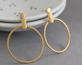 Dotted Drop Hoops