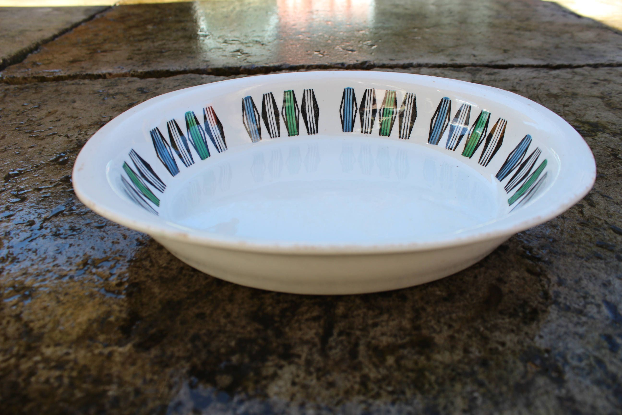 Upsala Ekeby Gefle Bowl ATOS Designed by Helmer Ringström