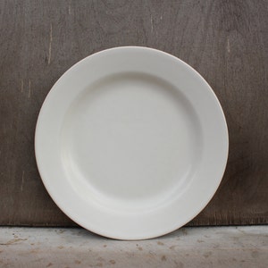 Höganäs Keramik Plate Swedish Vintage White Colour Hoganas Stoneware Big Plate, Scandinavian Design