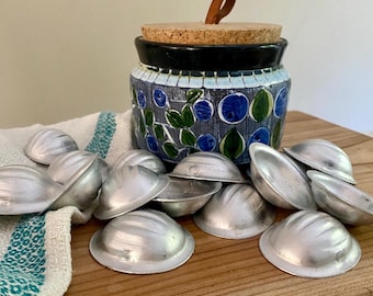 Vintage Cookie Molds Oreshki Walnut Cookie Half Shell Molds Nut Shaped Baking Forms  Metal Cookie Shell Mold Set for Walnut Cookies 1984