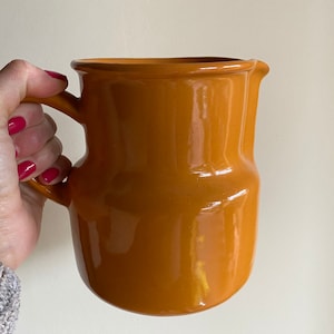 Ceramic Jug Estonian Vintage Ceramic Milk Jug Retro Kitchen Decor.  Made in Estonia. Collectible