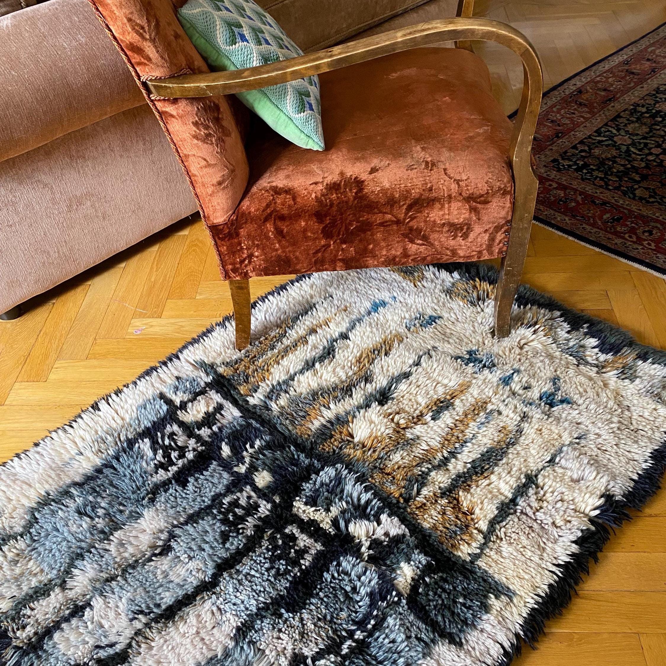 Swedish Rya Rug - Etsy