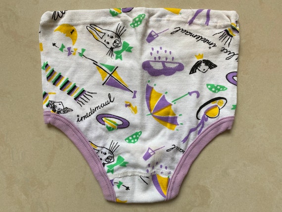 Underwear Kids Vintage High Waist Teen Girls Unde… - image 2