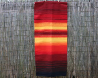 Scandinavian Wool Wall Rug Hand Woven Nordic Wall Decor, Wall Tapestry Scandi Home Decor Christmas Wall Rug Swedish Tapestry