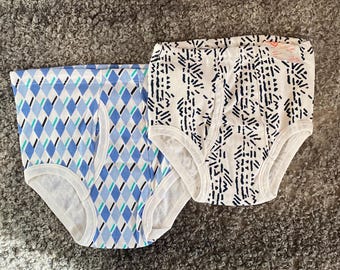 Vintage Men’s Briefs Estonia Marat, Soviet Underwear, 1970s Cotton Underpants, Geometric Print Briefs, Deadstock NOS, Size S or M/L
