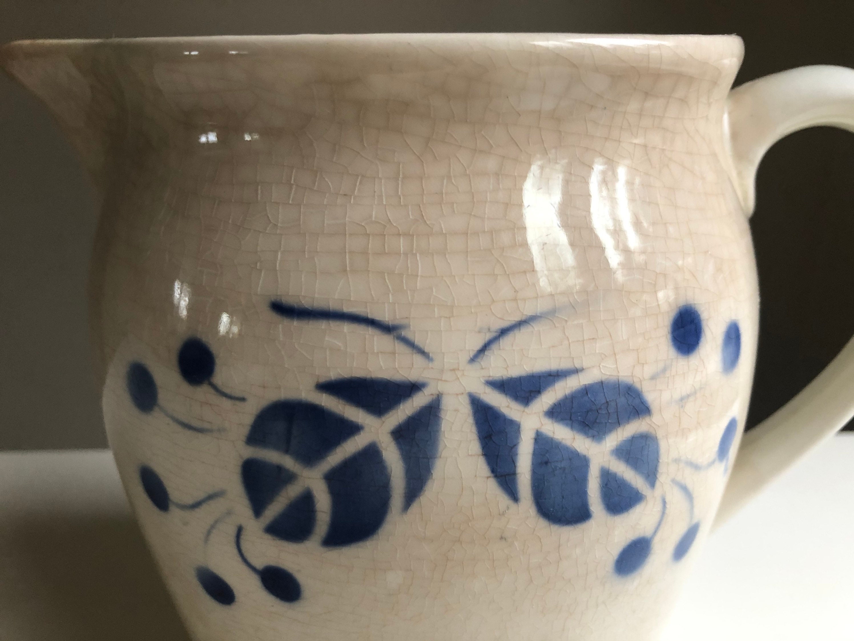 Gefle Pitcher Big Old Gefle Jug Upsala Ekekeby, Vintage