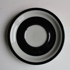 Arabia Finland RIIKKA Saucer, Designed by Anja Jaatinen-Winquist, 1970s Scandinavian Design