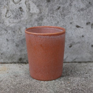 Höganäs Keramik Jar, Swedish Vintage Terracotta Color Stoneware, Apoteket Cup, Scandinavian Design