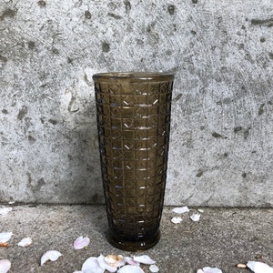 Glass Vase Glass Flower Vase Heavy Retro Vintage Collectible Home Decor