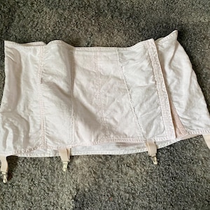 Vintage Plus Size Cotton Girdle Light Pink Suspender Belt Garter Belt Vintage Wedding Women Lingerie Underwear Estonian Factory VÕIT