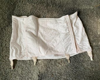 Vintage Plus Size Cotton Girdle Light Pink Suspender Belt Garter Belt Vintage Wedding Women Lingerie Underwear Estonian Factory VÕIT