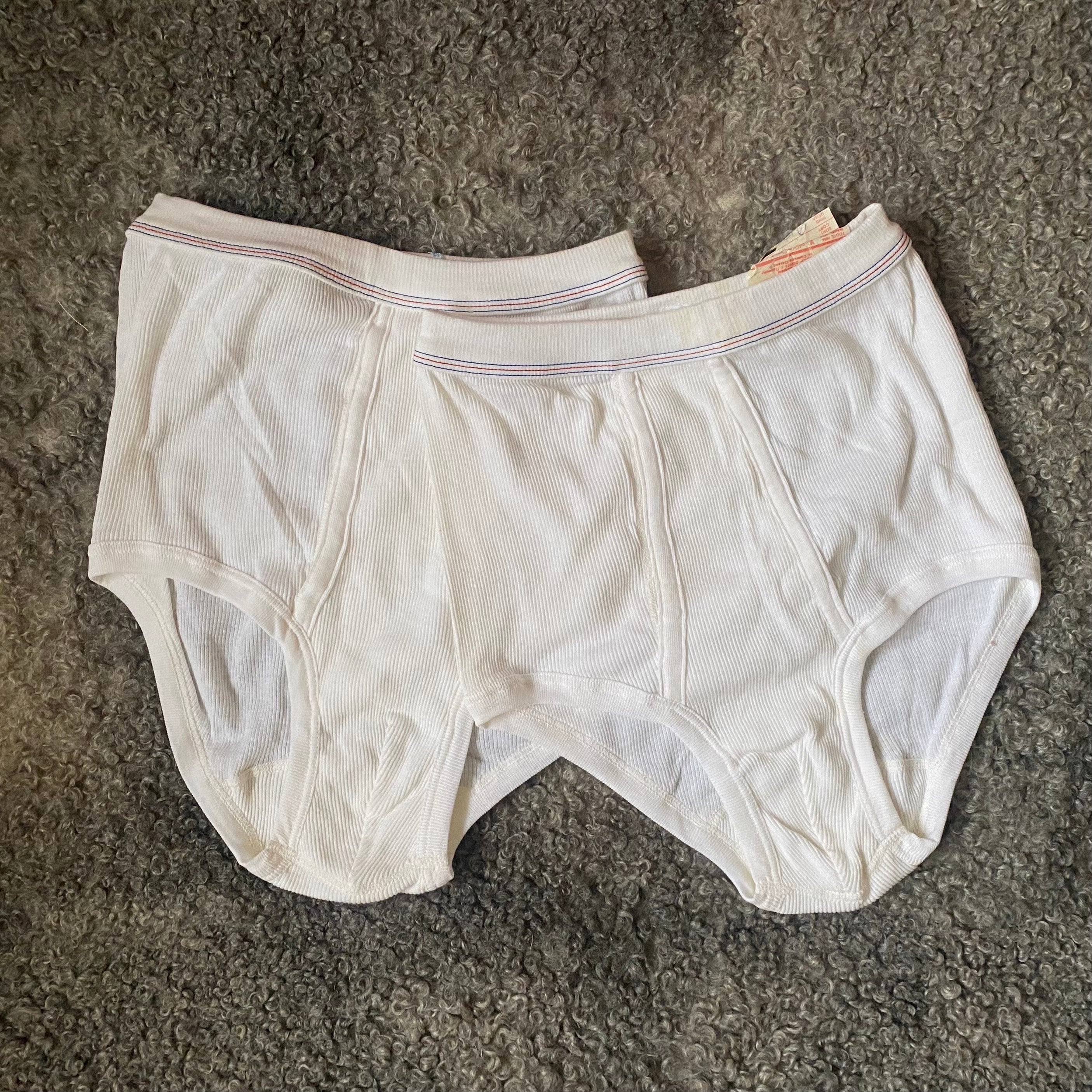 Slip Uomo Vita Alta Cotone Stile Vintage Slip Intimo Elasticizzato - Foto 3