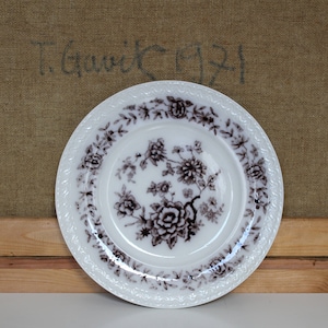 Gefle STJÄRNSUND Salad Plate, Dessert Plate, Designed by Ruben Wallström, 1943 Scandinavian Design Gefle Porslinfabrik