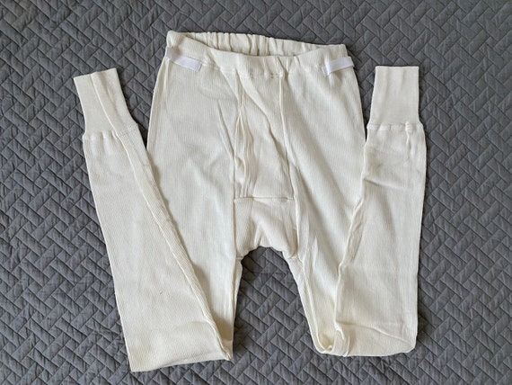 Kinder Unterwäsche Retro Jungen Lange Unterwäsche Gerippte Baumwolle Hohe  Taille Unterhose Unbenutzt Weiße Unterhose Größe 39