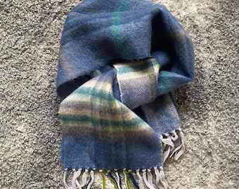 Vintage Woven Mohair Scarf: Powder Blue Shawl - Etsy New Zealand