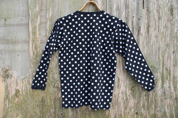 toddler black and white polka dot shirt