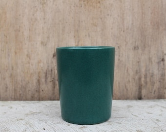 Höganäs Keramik Jar, Swedish Vintage Green Stoneware, Apoteket Cup, Scandinavian Design