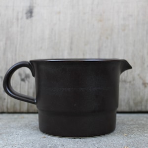 Scandinavian Höganäs Keramik Creamer Milk Jug Swedish Vintage Brown Hoganas Stengods Stoneware, Scandinavian Design